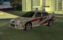 Mitsubishi Lancer Evo 6 with White stripes